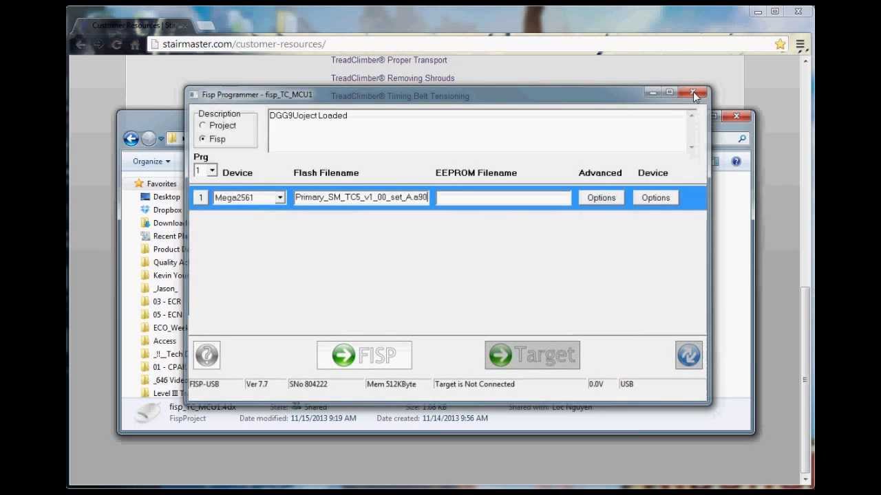 Programming FISP Uploader