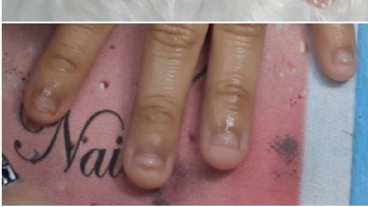 Como aplicar uñas postizas en uñas mordidas ( onicofagia)