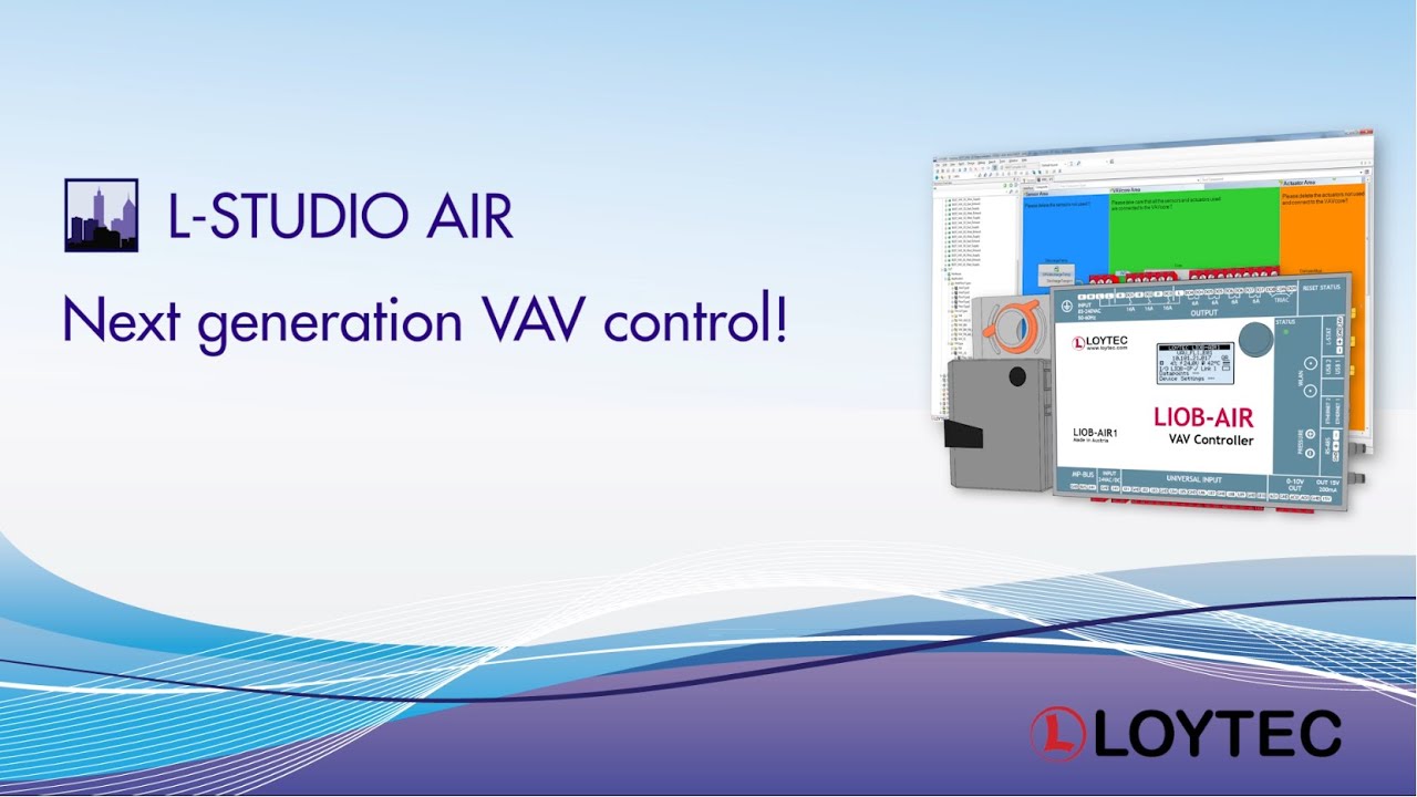 LOYTEC L-STUDIO AIR Next generation VAV control