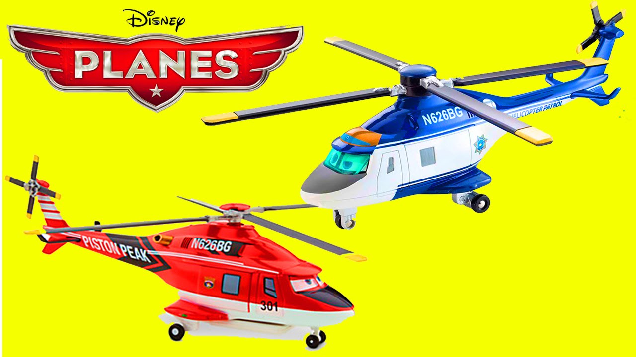 Disney Pixar Planes Fire and Rescue Blade Ranger and Chop's Blazin Blade Ranger Helicopter Toys Revi