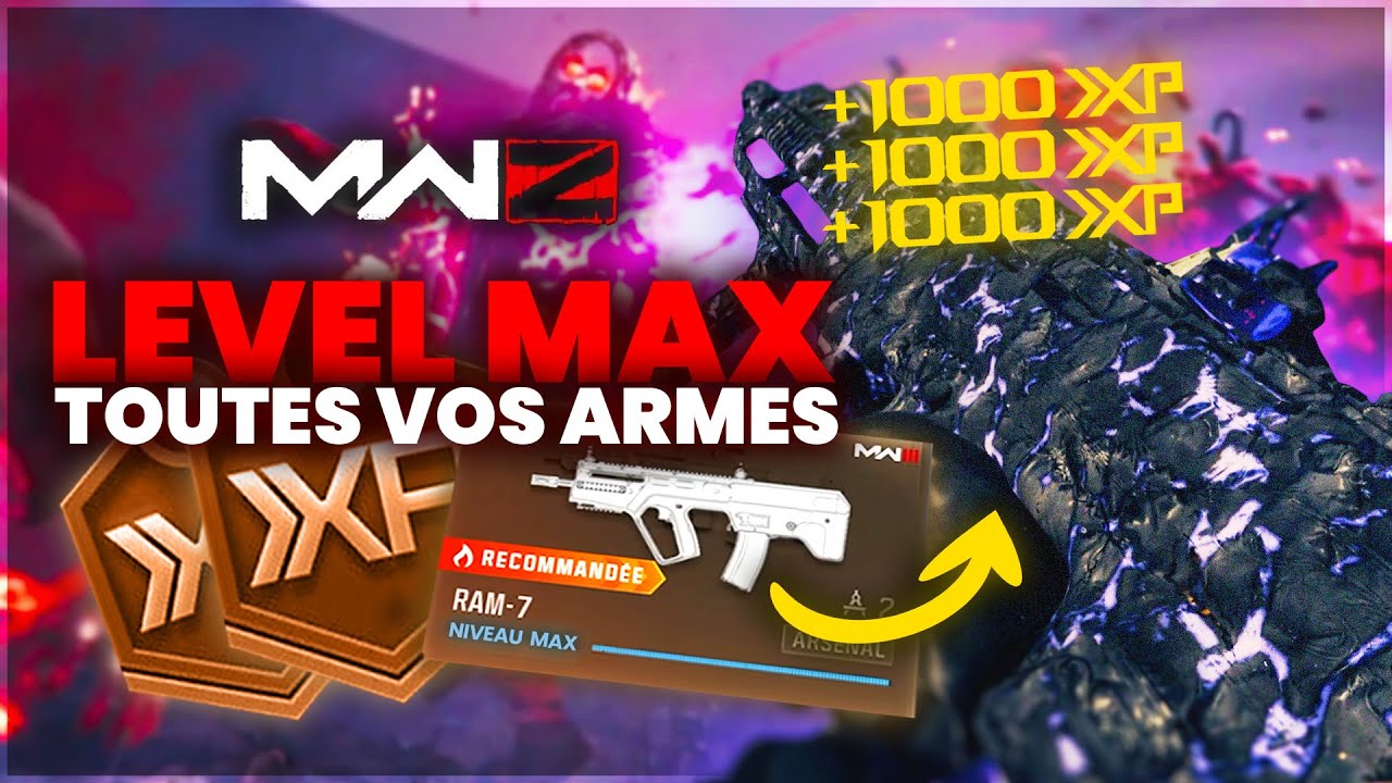 MONTER VOS ARMES AU NIVEAU MAX RAPIDEMENT - MW3 Zombies