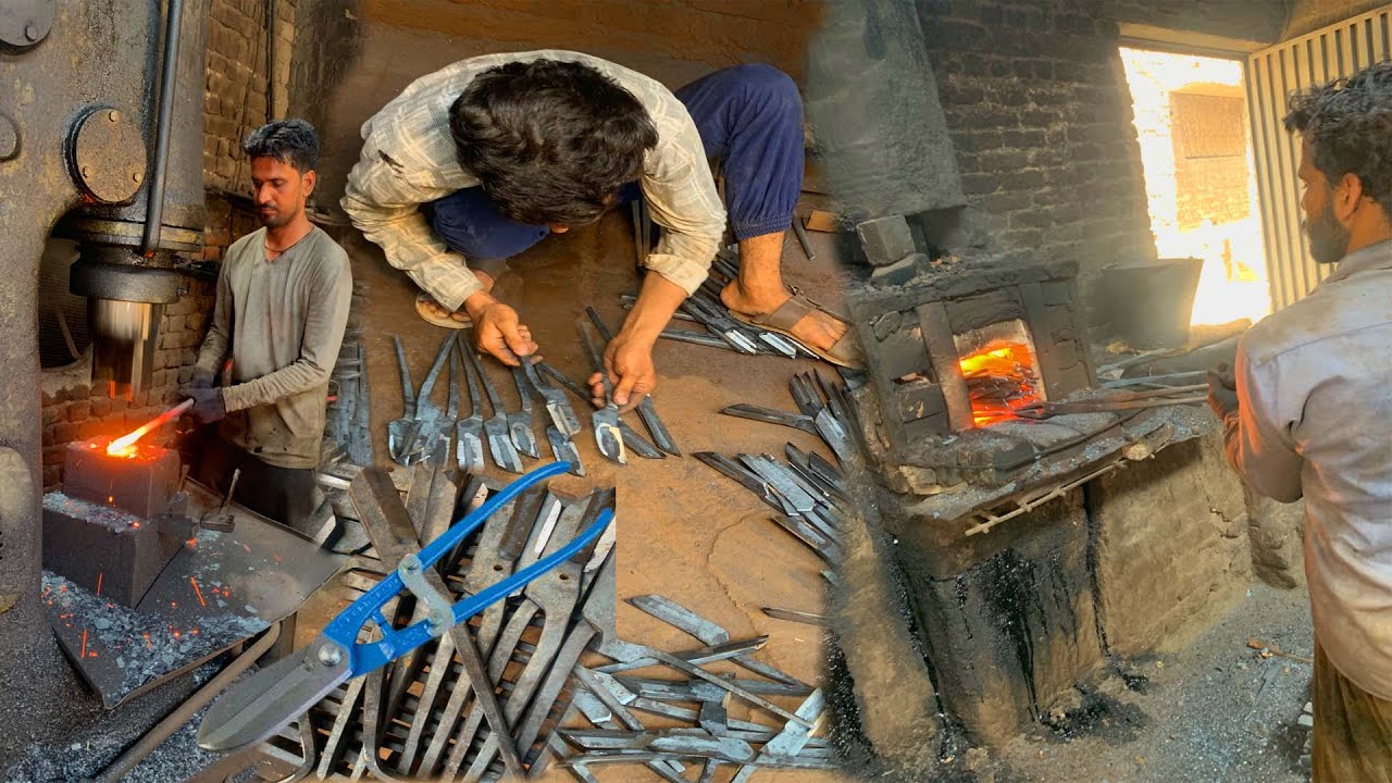 Amazing Process of Metal Cutter Scissors factory | Manufacturing Stainless Cutter iron