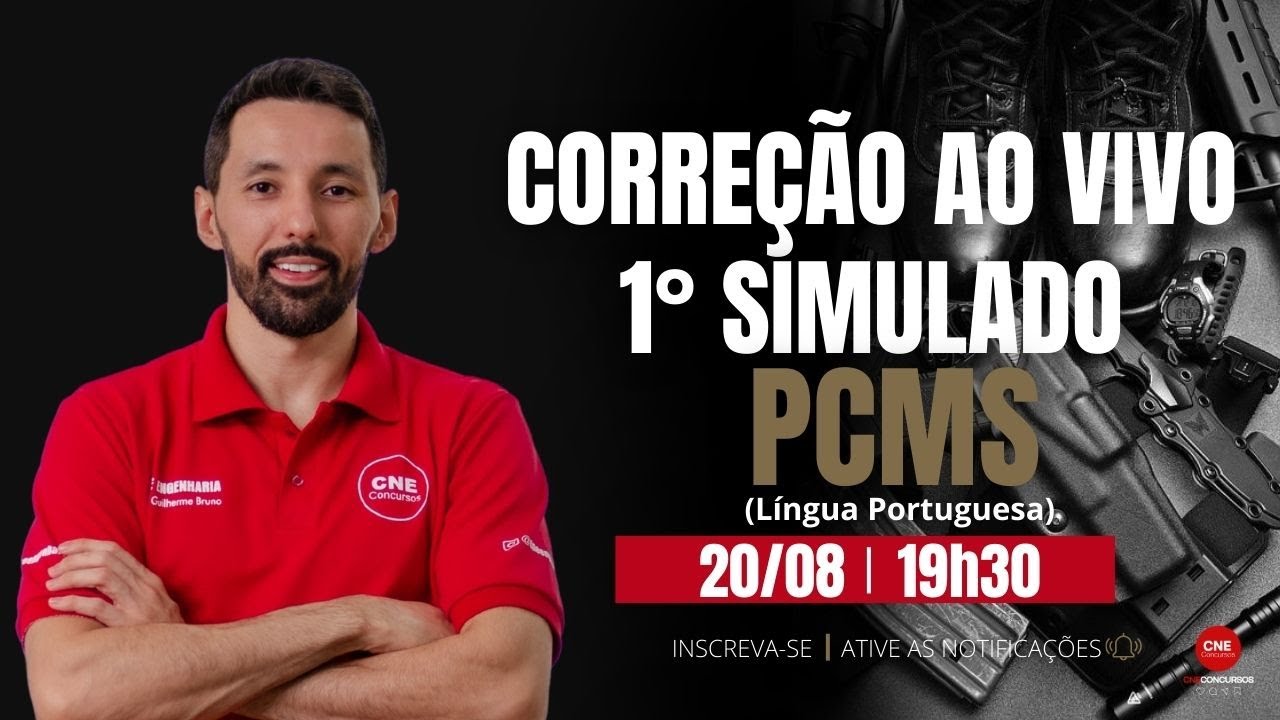 1º Simulado PCMS - Língua Portuguesa - Instituto Avalia