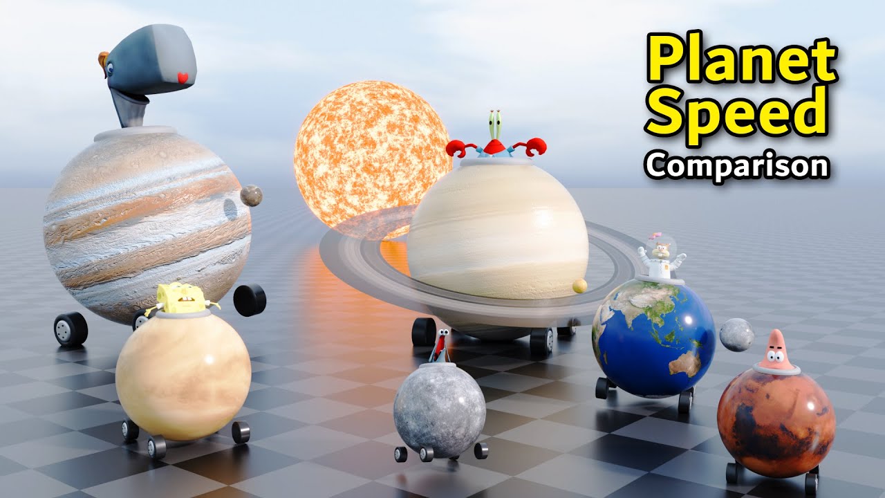 Planets Speed Comparison | Orbital Speed of the Planets #speed