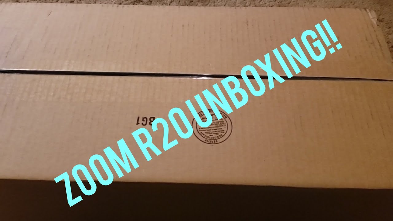 Zoom R20 Unboxing! - Could this be the Stand Alone Device solution for The 