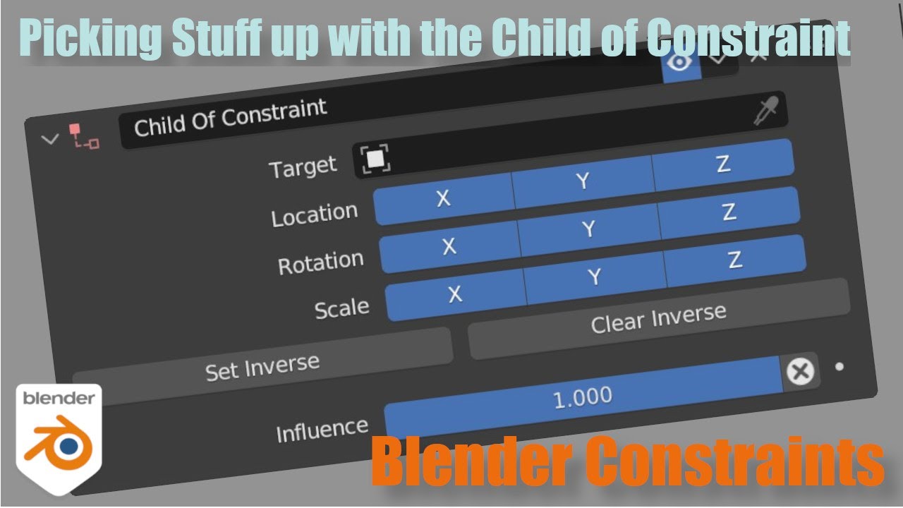 Blender: Развенчание мифа о «дочернем» ограничении