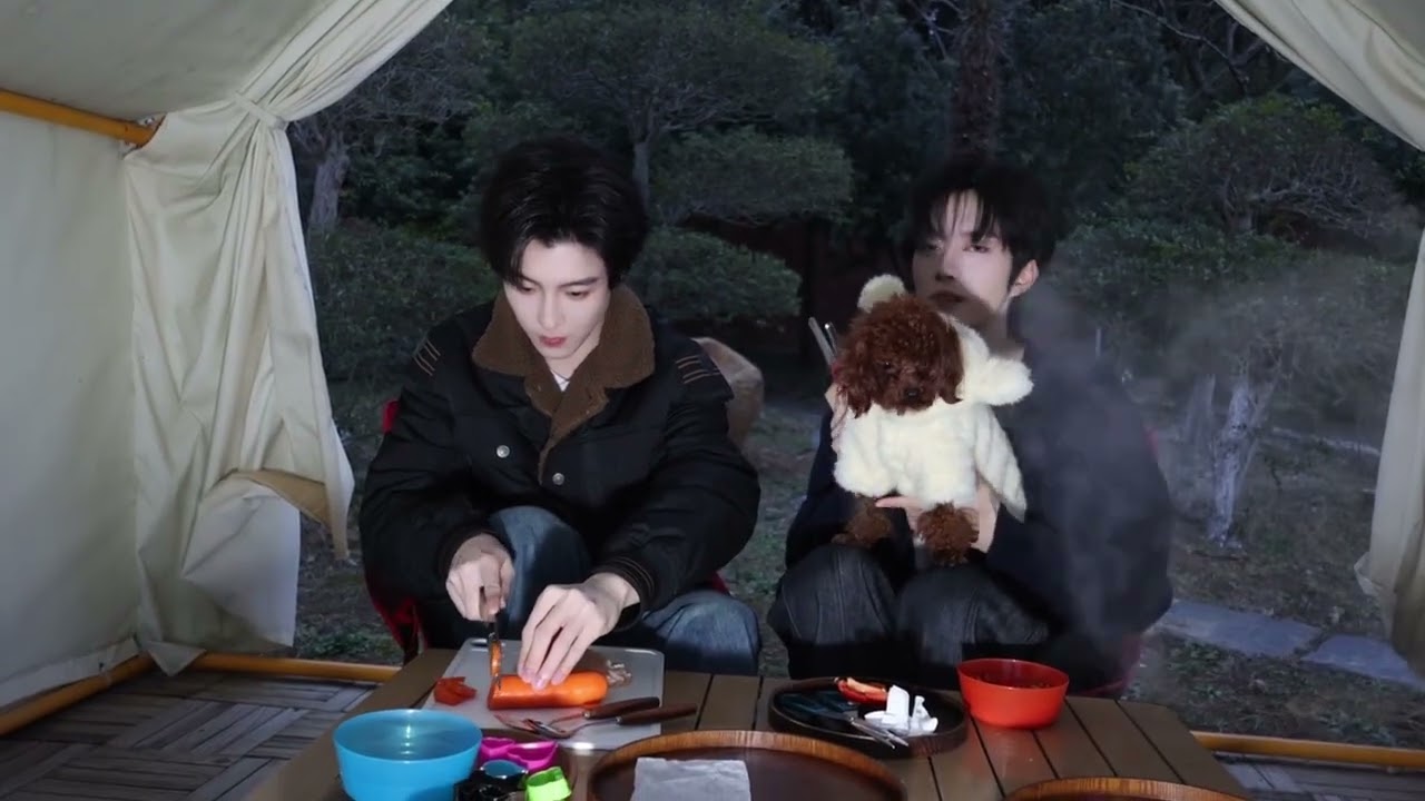 XingQiu cooks meals for their pets ❤️❤️❤️