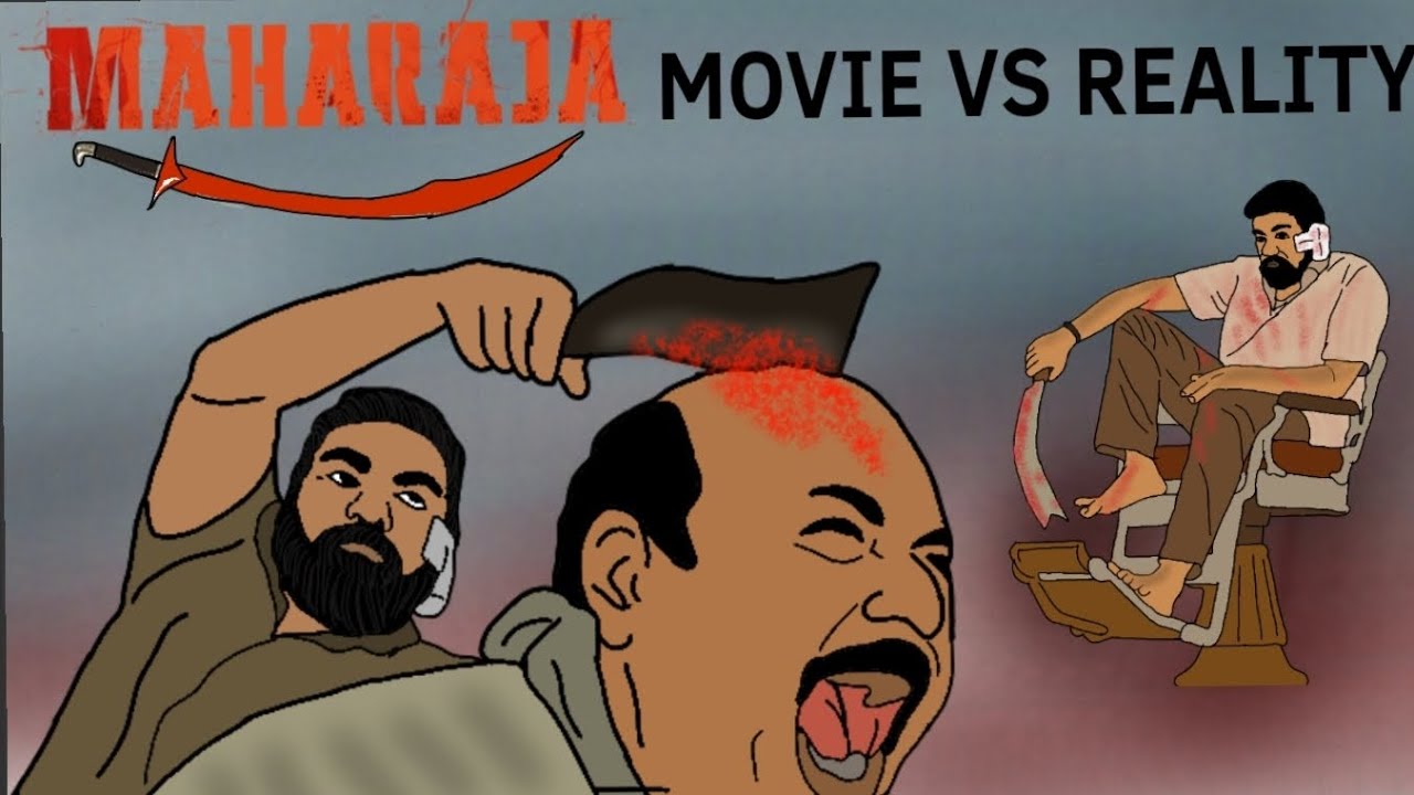 Maharaja Movie Climax Screen || Movie Vs Reality || 2D Animation || @DEEPANIMATIONZONE