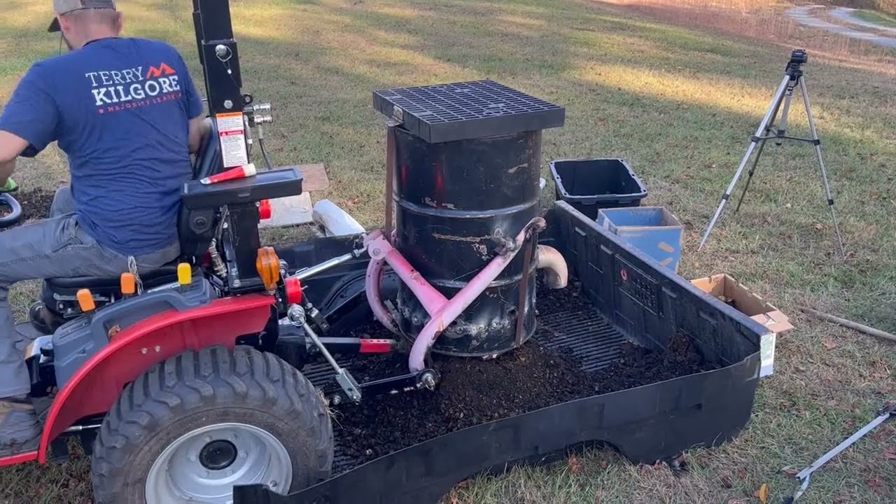 DIY black walnut huller. Build and test video.