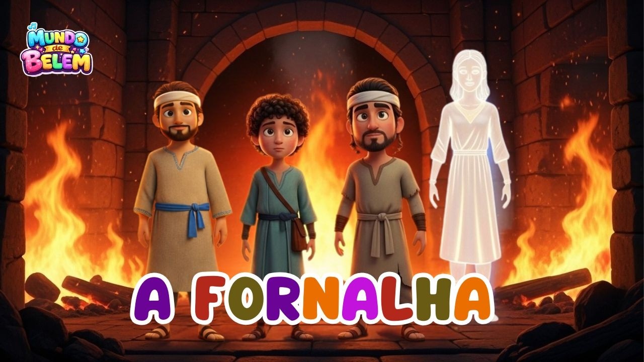 Sadraque, Mesaque e Abedi-Nego | A Fornalha de Fogo🔥| Histórias Bíblicas para Crianças