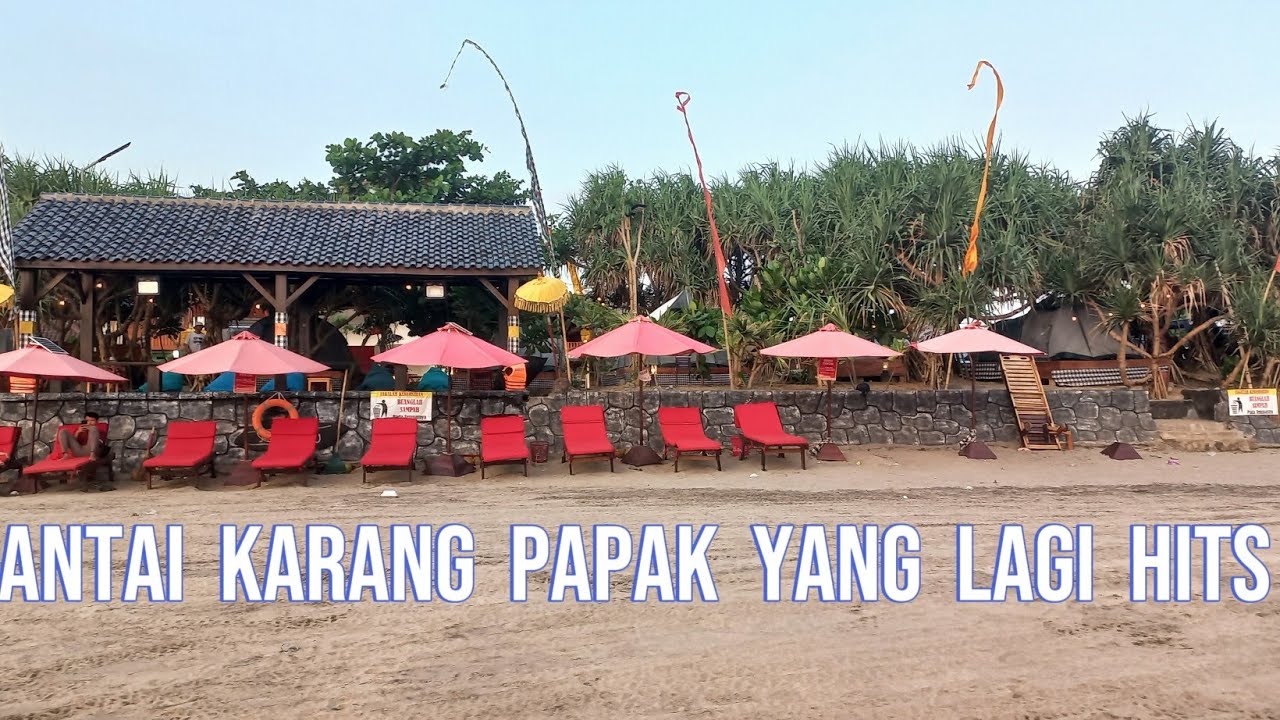 Pantai Karang Papak Garut Yang Sedang Virall