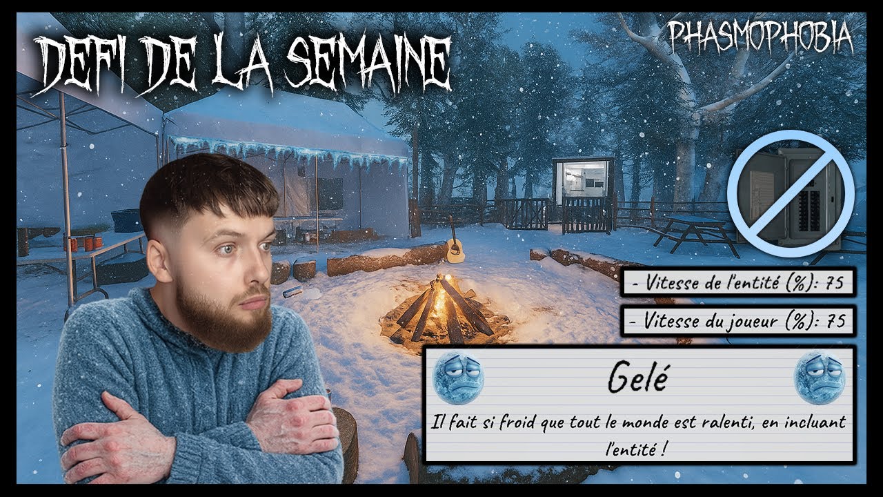[FR] NO ENCENS BREAKER OFF VITESSE 75% ! DEFI DE LA SEMAINE PHASMOPHOBIA