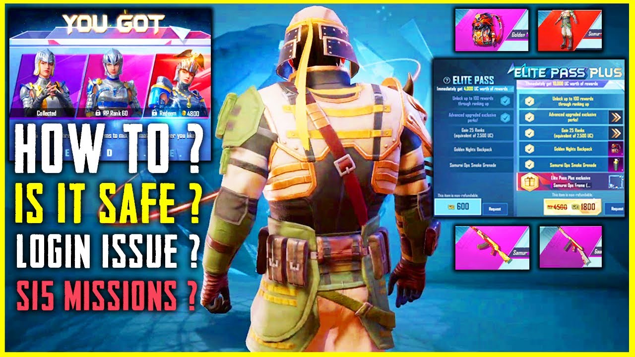 Season 15 Royal Pass Upgrade || HOW To ? || is it safe ? || HOW To FIX LOGIN Issue For S15 Upgrade