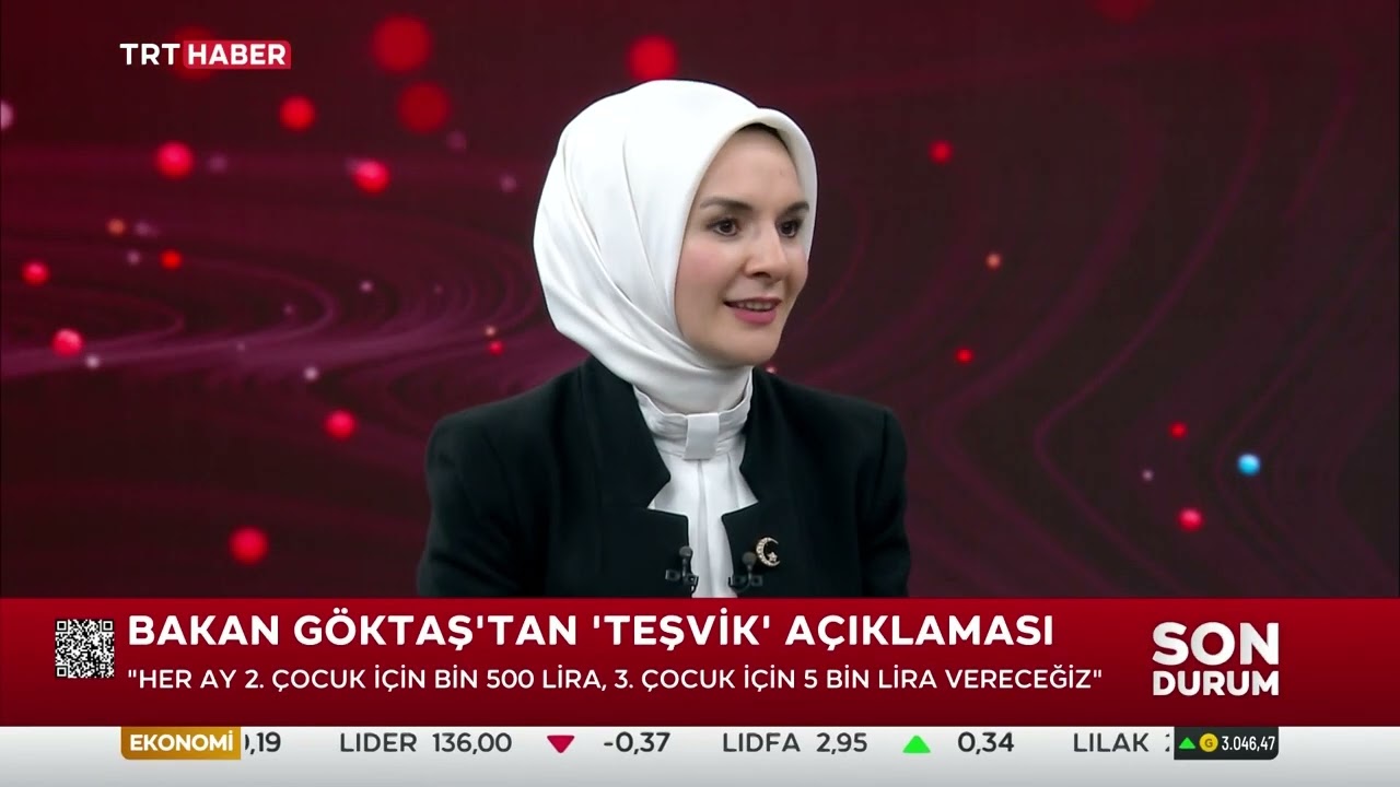 Bakanımız Sn. Mahinur Özdemir Göktaş, TRT HABER yayınına konuk oldu. 14.01.2025