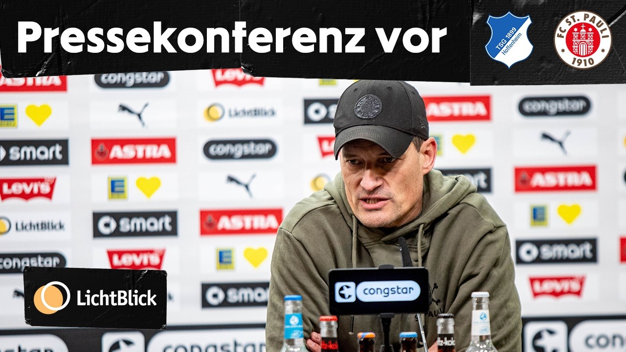 Die Pressekonferenz vor dem Spiel bei der TSG Hoffenheim