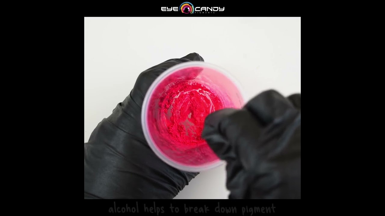 Mixing Neon Pigments into Epoxy Resin Tip