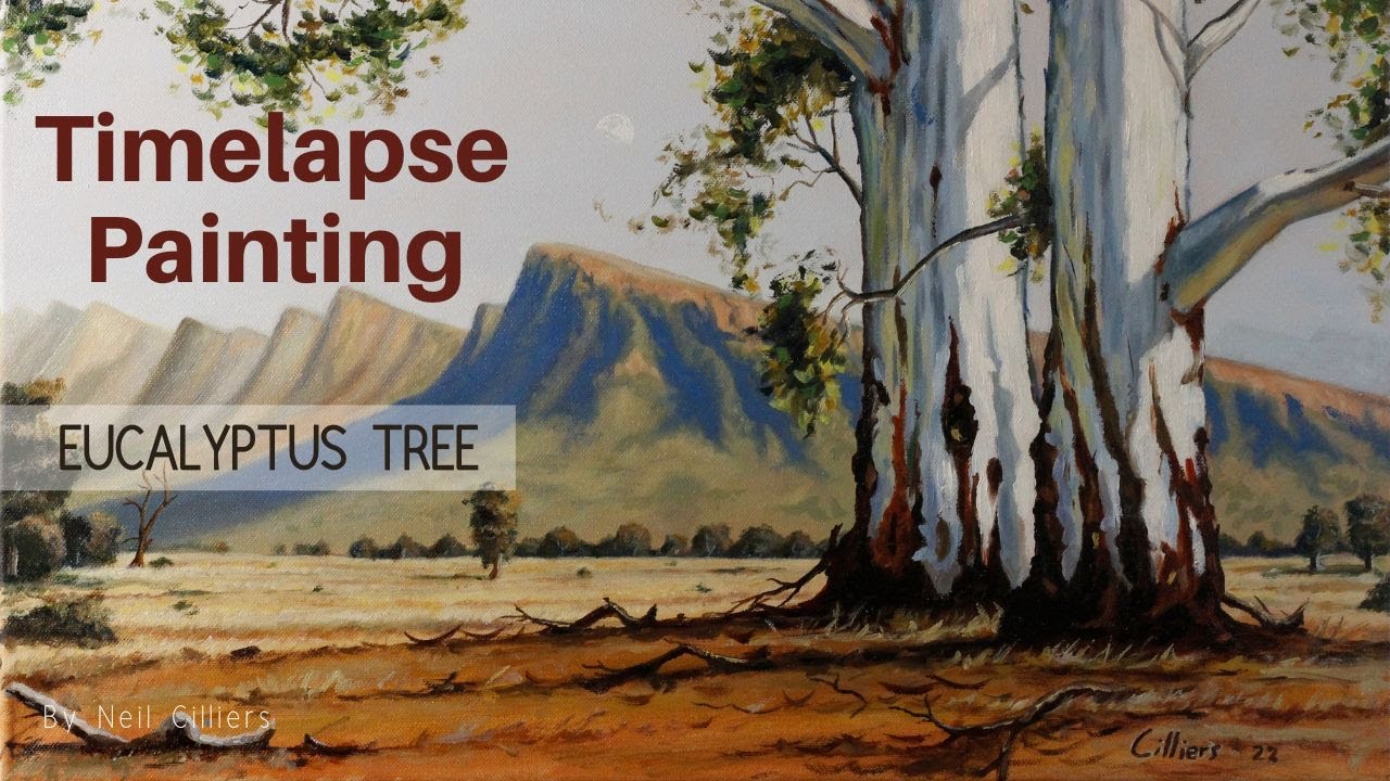 Eucalyptus Trees - Timelapse painting
