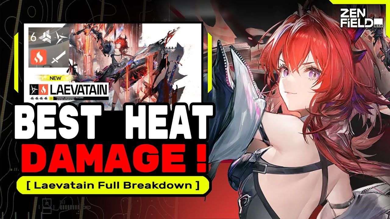 How to do INSANE AOE DAMAGE!!! The Best Laevatain Guide! | Arknights Endfield Guides