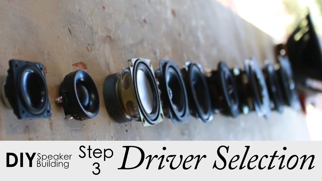 7 Steps To Pick The Best Drivers For Your DIY Speaker Project || Step 3