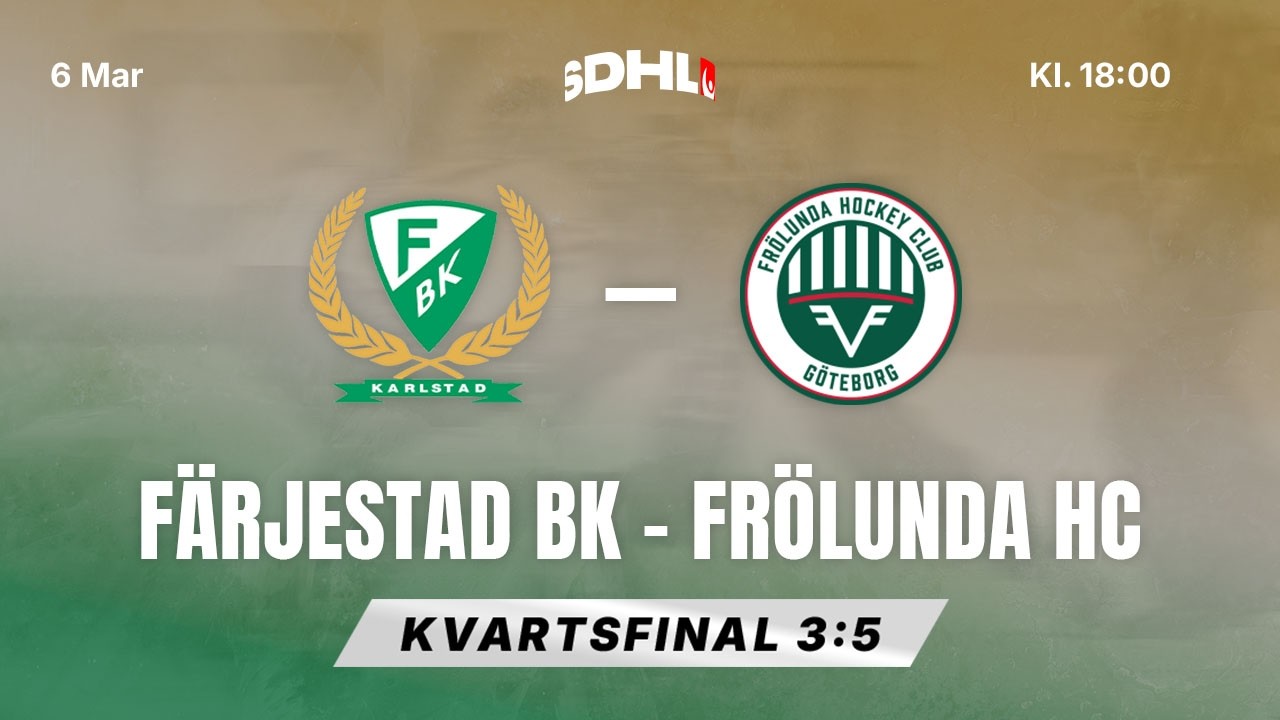SDHL: Färjestad BK - Frölunda HC | Löfbergs Arena | Säsong 25/26