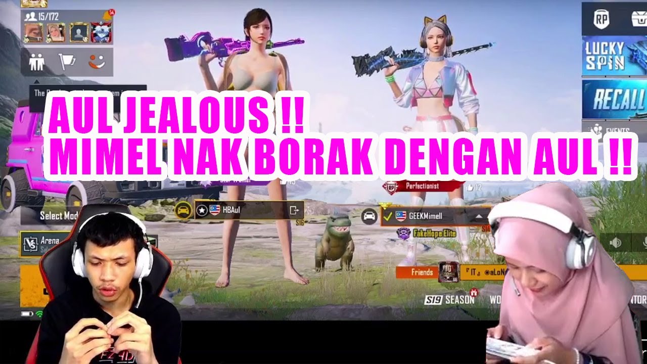 AUL JEALOUS !! MIMEL NAK BORAK DENGAN AUL !!