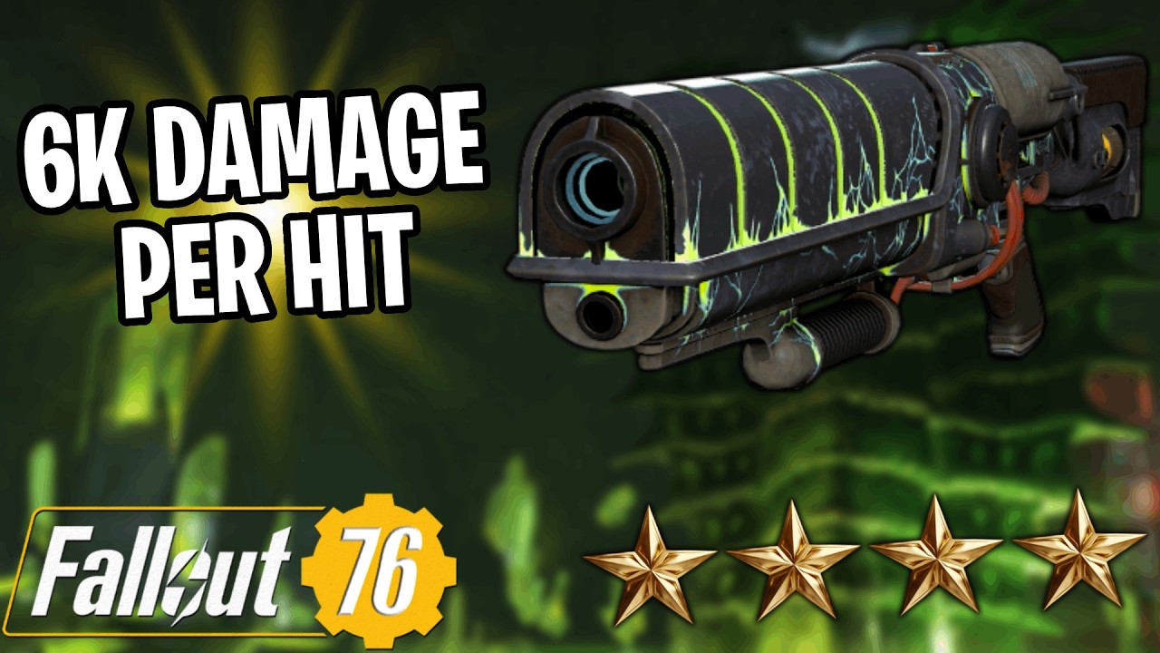New 6K Damage V63 Laser Carbine Build - Fallout 76 (Human/Ghoul)