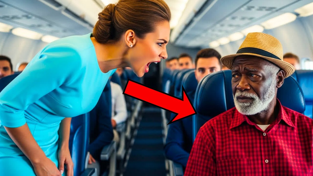 DONNA RICCA HA UMILIATO IL SIGNORE UMILE SULL'AEREO. MA NON SAPEVA CHE LUI ERA IL PADRE DEL PILOTA