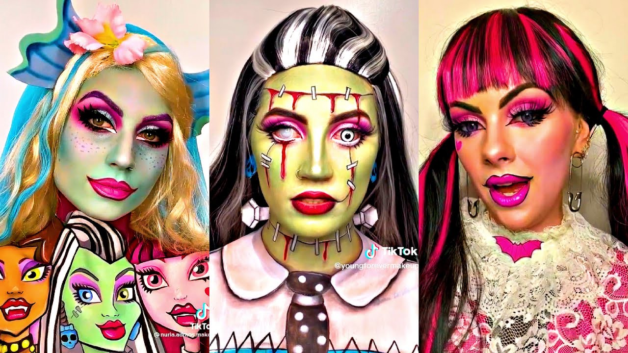 Monster High Makeup Compilation I TikTok 2023