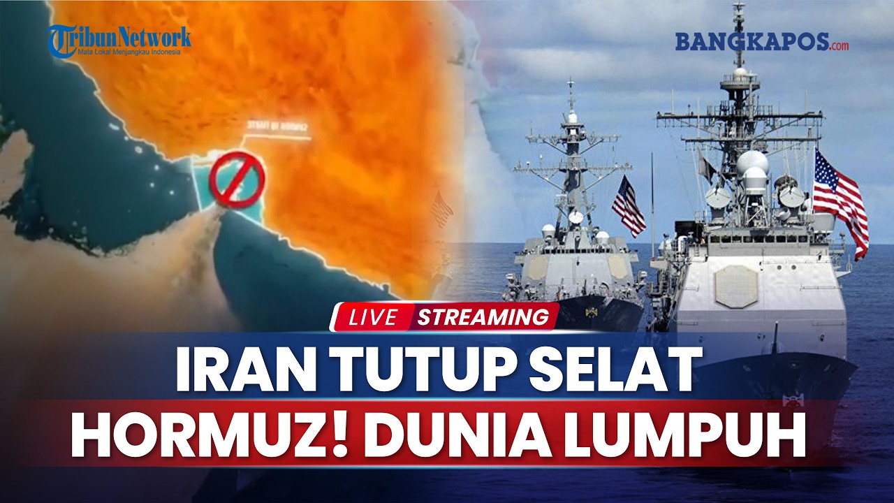 Iran Tutup Selat Hormuz! Kapal-Kapal AS Mundur Takut Diserang, Israel Luluh Lantak Dibom Teheran