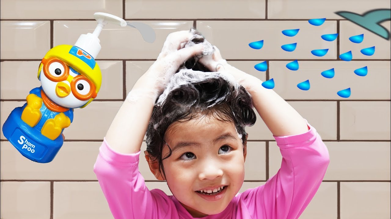 Seoeun Take Bath с шампунем Pororo