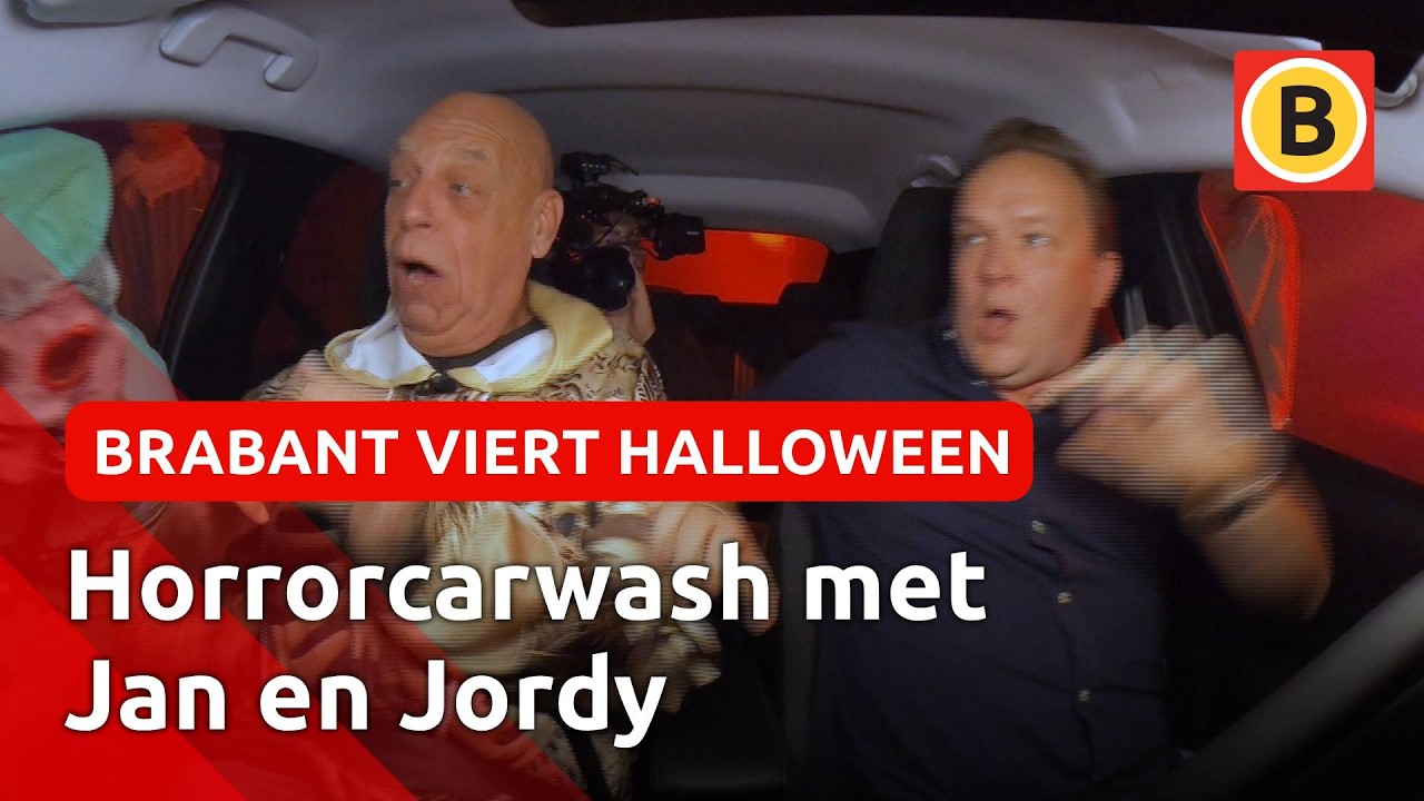Jan Biggel & Jordy Graat schrikken zich dood! | Brabant viert Halloween