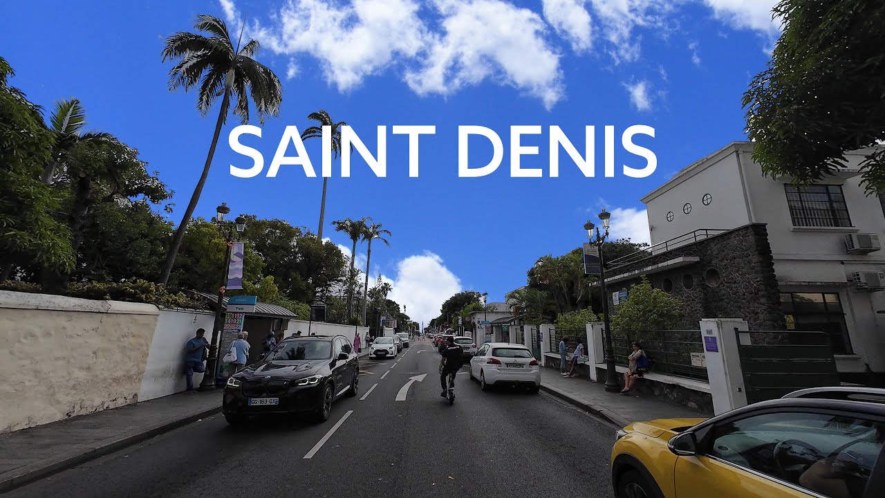 DRIVING DOWNTOWN SAINT-DENIS LA RÉUNION 2025 🇷🇪 4K⁶⁰