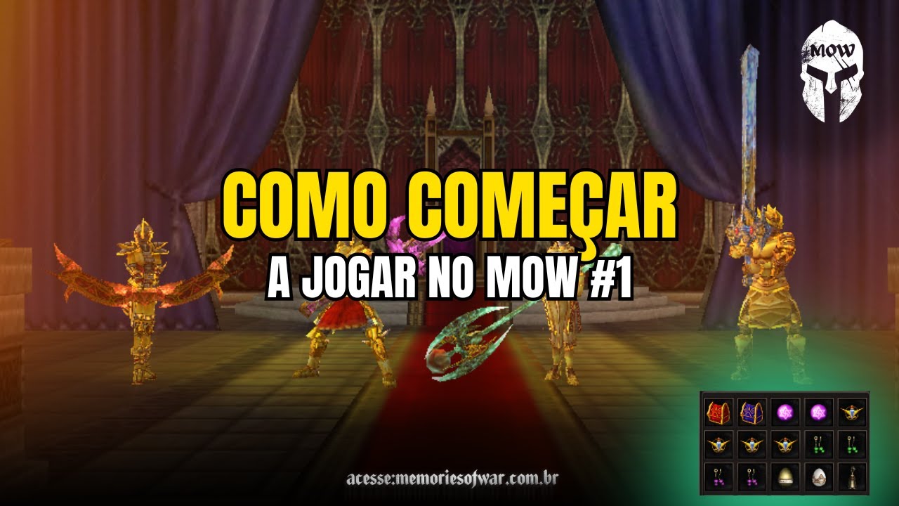 WYD MOW - COMO COME&Ccedil;AR A JOGAR - TUTORIAL PARA NOVATOS #1