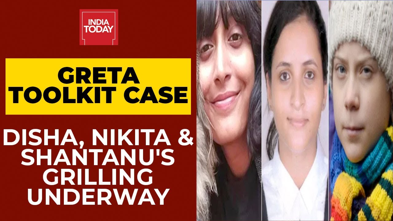 Greta Toolkit Case: Joint Grilling Of Disha Ravi, Nikita Jacob & Shantanu Muluk Underway | Breaking