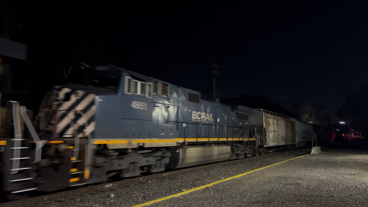 Short Late Night Chase of BC Rail 4651 up the Sacramento Sub! (4/21/25)