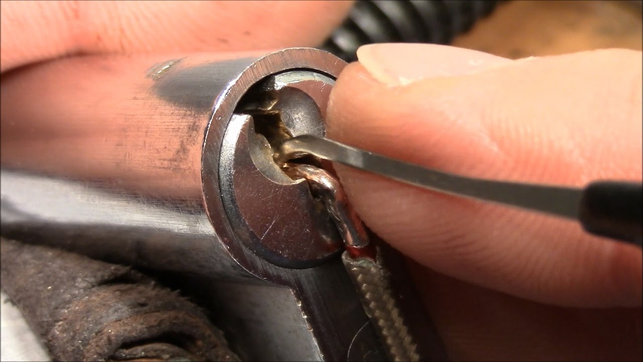 (picking 336) Picked and gutted an Asec 5 pin euro - my little mystery lock - thanks 'Pick Beard'