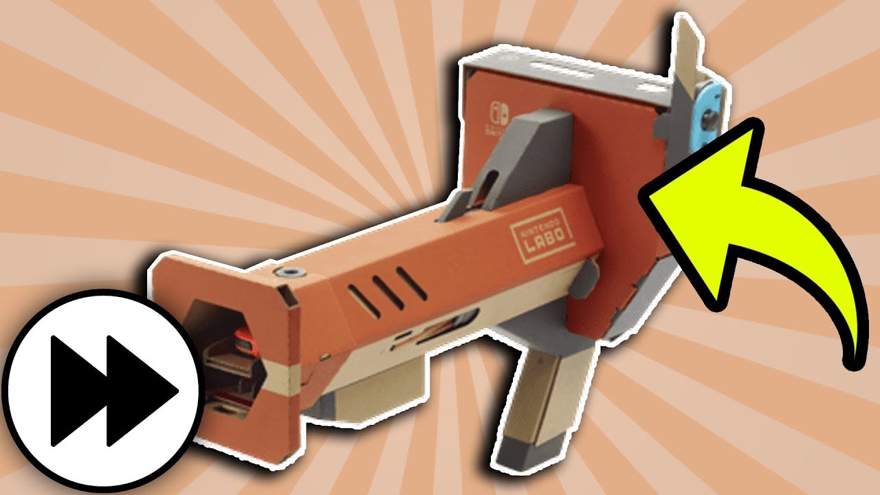 How To Build the Nintendo Labo Toy-Con Blaster! ⏩ 5X FASTER! ⏩