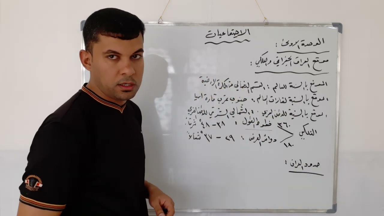 المحاضرة ( ١ ) الاجتماعيات للصف الثالث المتوسط . المنهج الجديد . احمد جبار الدايني .