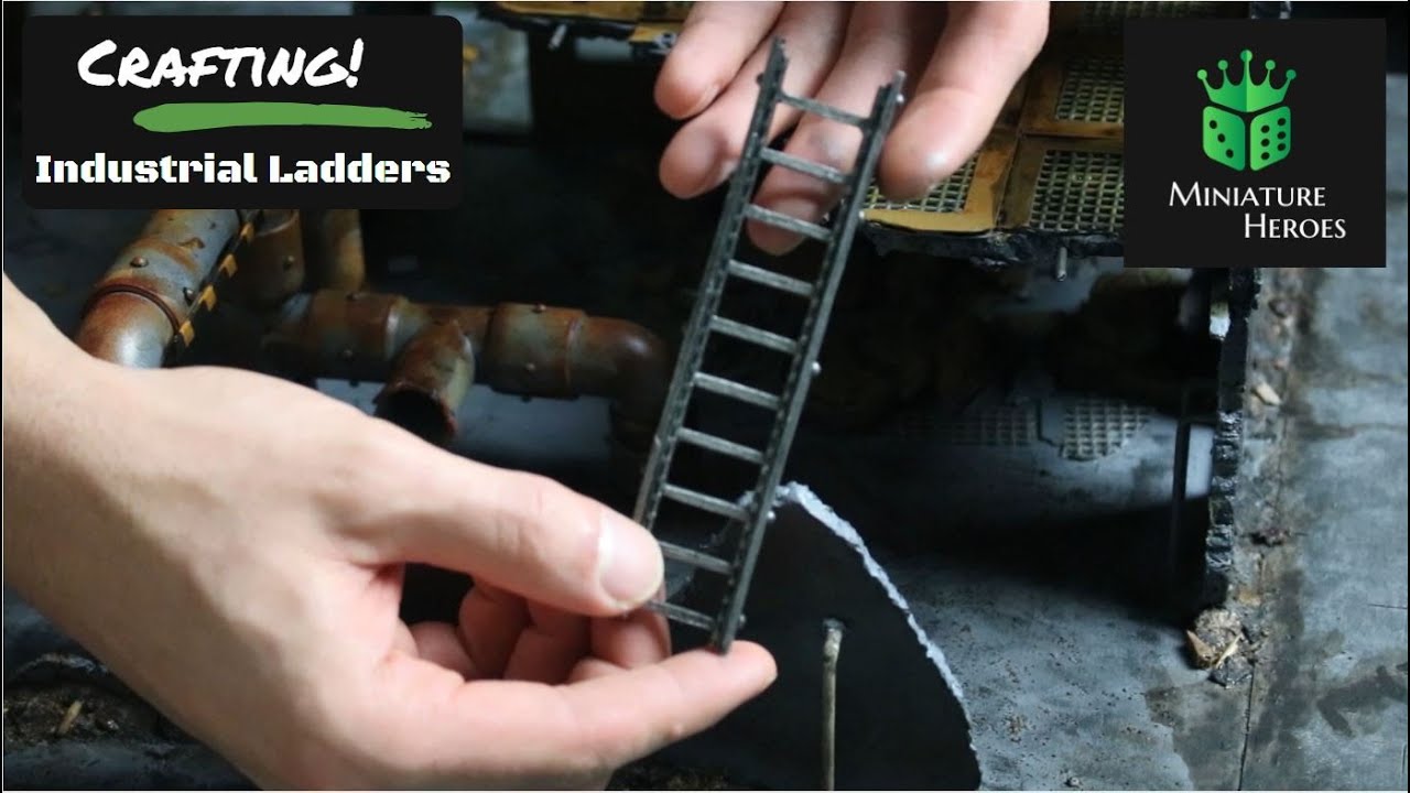 How to make Industrial Ladders for Tabletop Wargaming, 40K, Necromunda and Kill Team