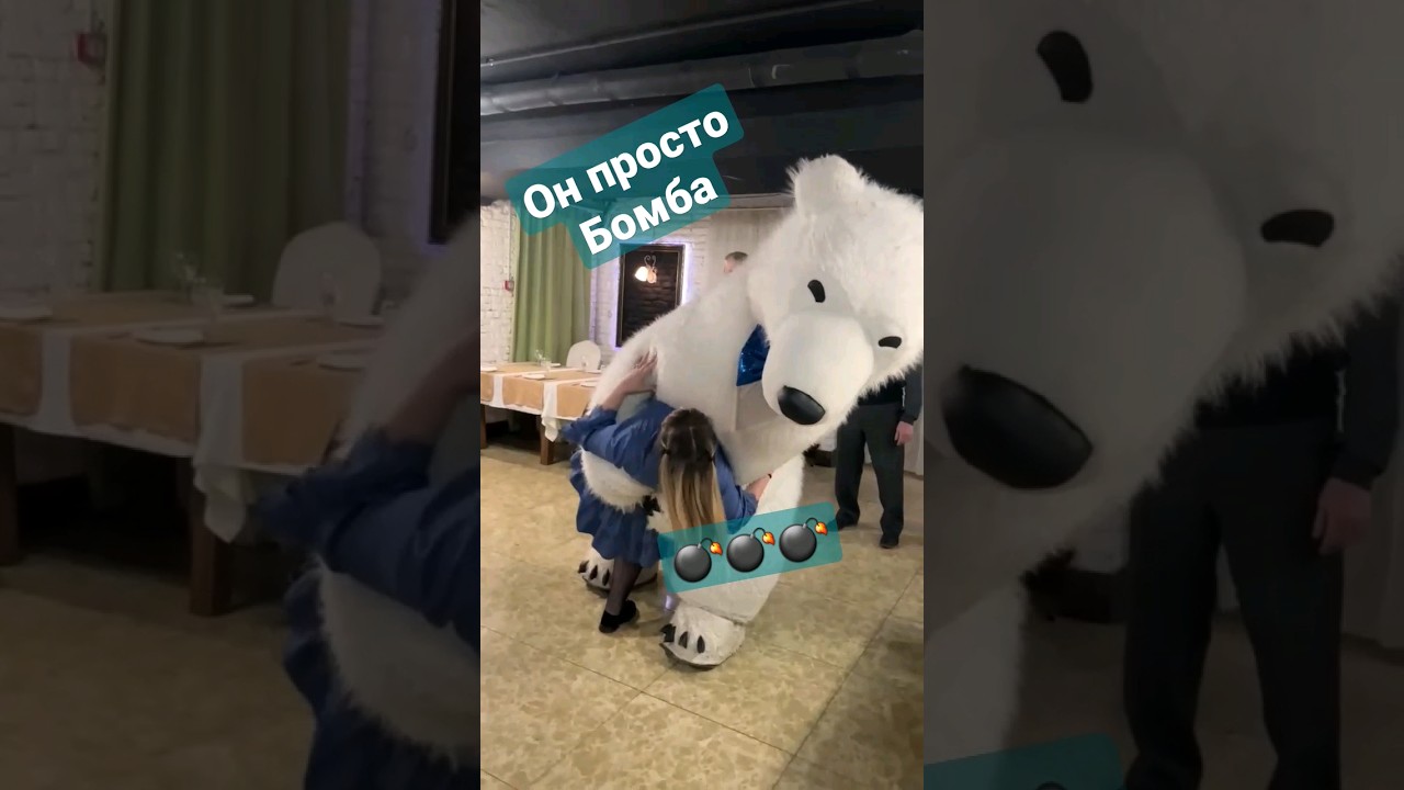 В ритме вальса. In the rhythm of a waltz. #белыймишка #whitebear #bear #bomb #dance #мишка #танцы