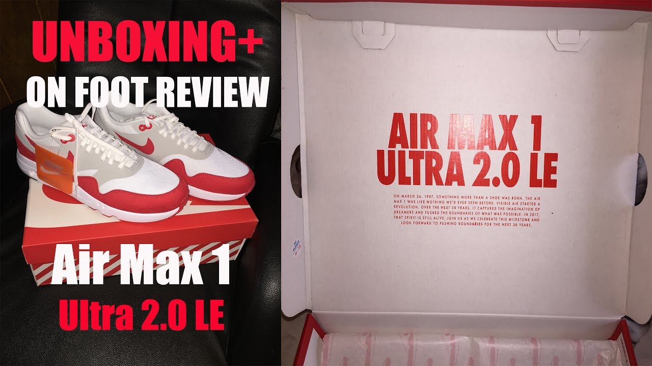 UNBOXING Air Max 1 Ultra 2.0 LE I Gary DeLeon