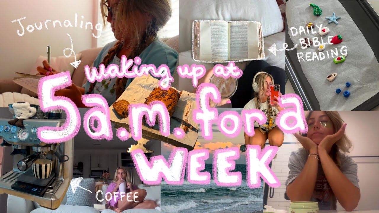 CHRISTIAN GIRL DIARIES ep. 5 l WAKING UP AT 5 A.M. EVERYDAY FOR A WEEK  
