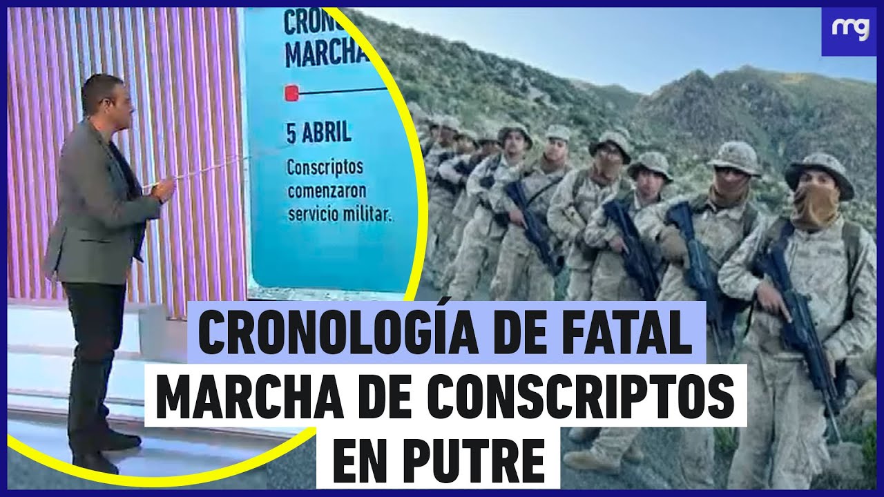 Cronolog&iacute;a de fatal marcha de conscriptos en Putre