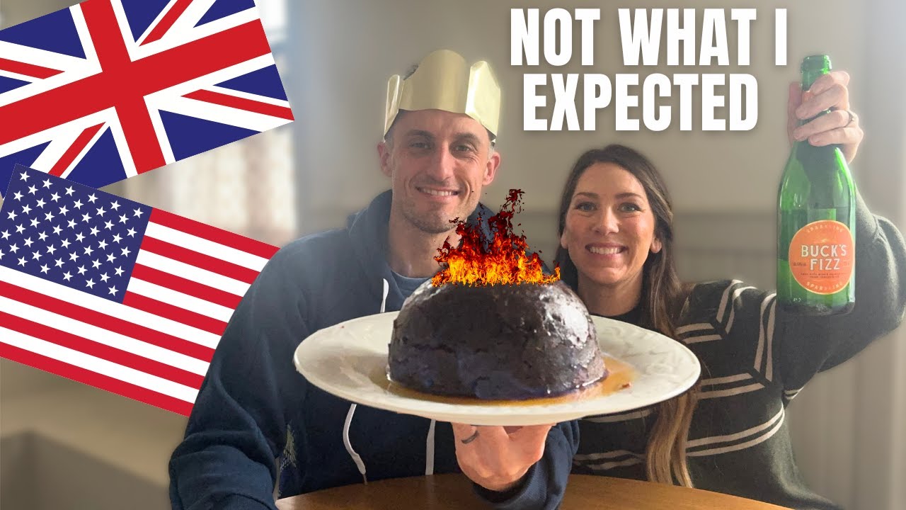 American Tries British Christmas Food + First Pantomime 🎄