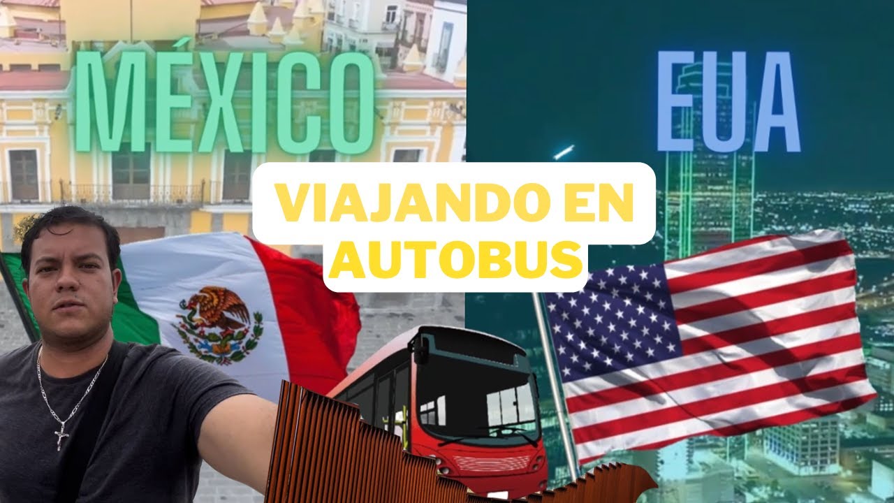 ASI ES VIAJAR CRUZAR LA FRONTERA EN AUTOBUS // VIAJAR A ESTADOS UNIDOS EN AUTOBUS DESDE MEXICO