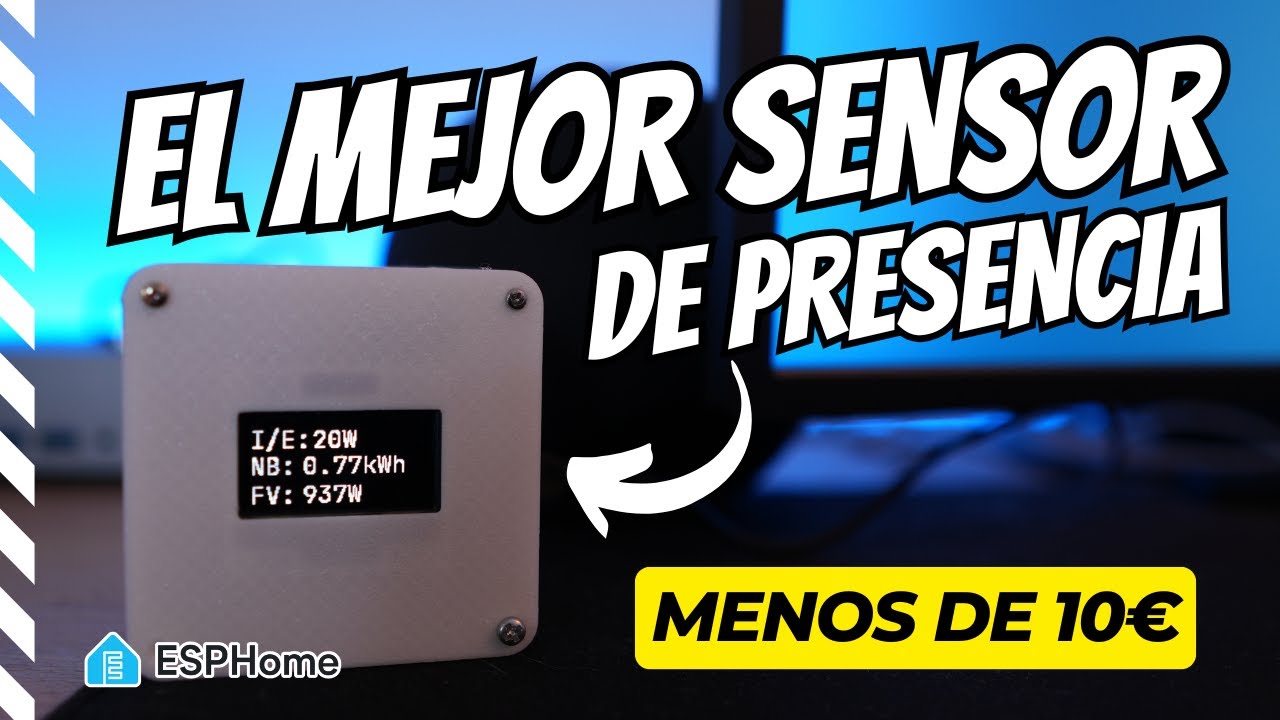 ¡He creado el sensor de presencia PERFECTO para Home Assistant con ESPHome!