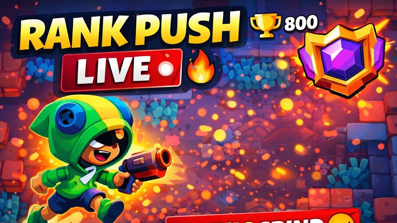 🔥 Brawl Stars Ranked LIVE — Pushing to Mythic / Masters!