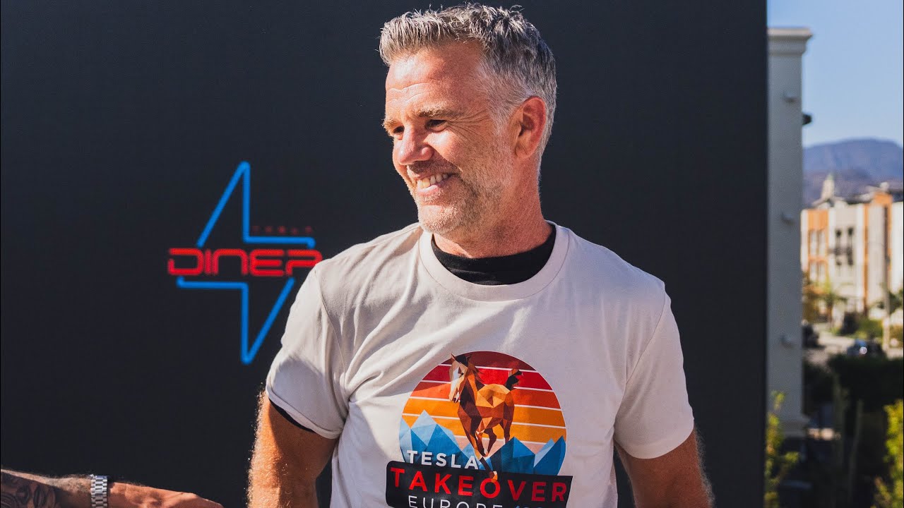 Franz von Holzhausen Interview at Tesla Diner 