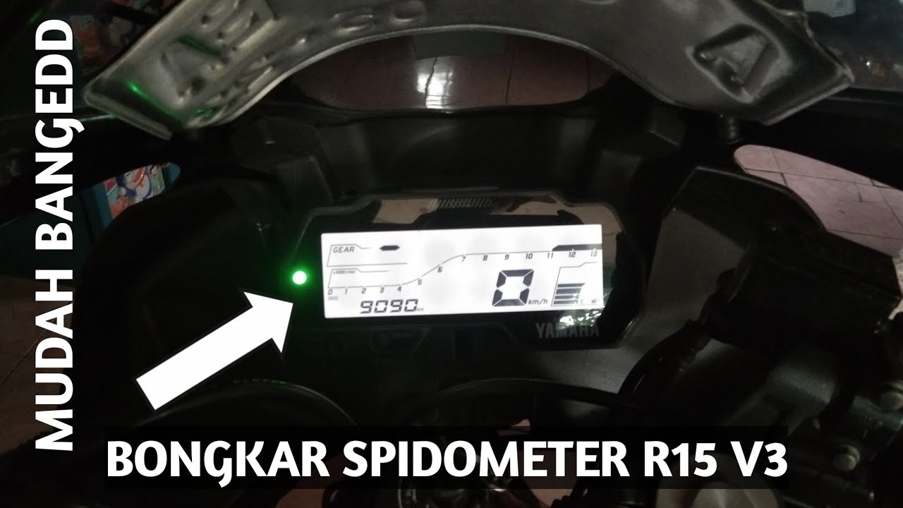 cara bongkar pasang spidometer yamaha R15 V3 mudah banget