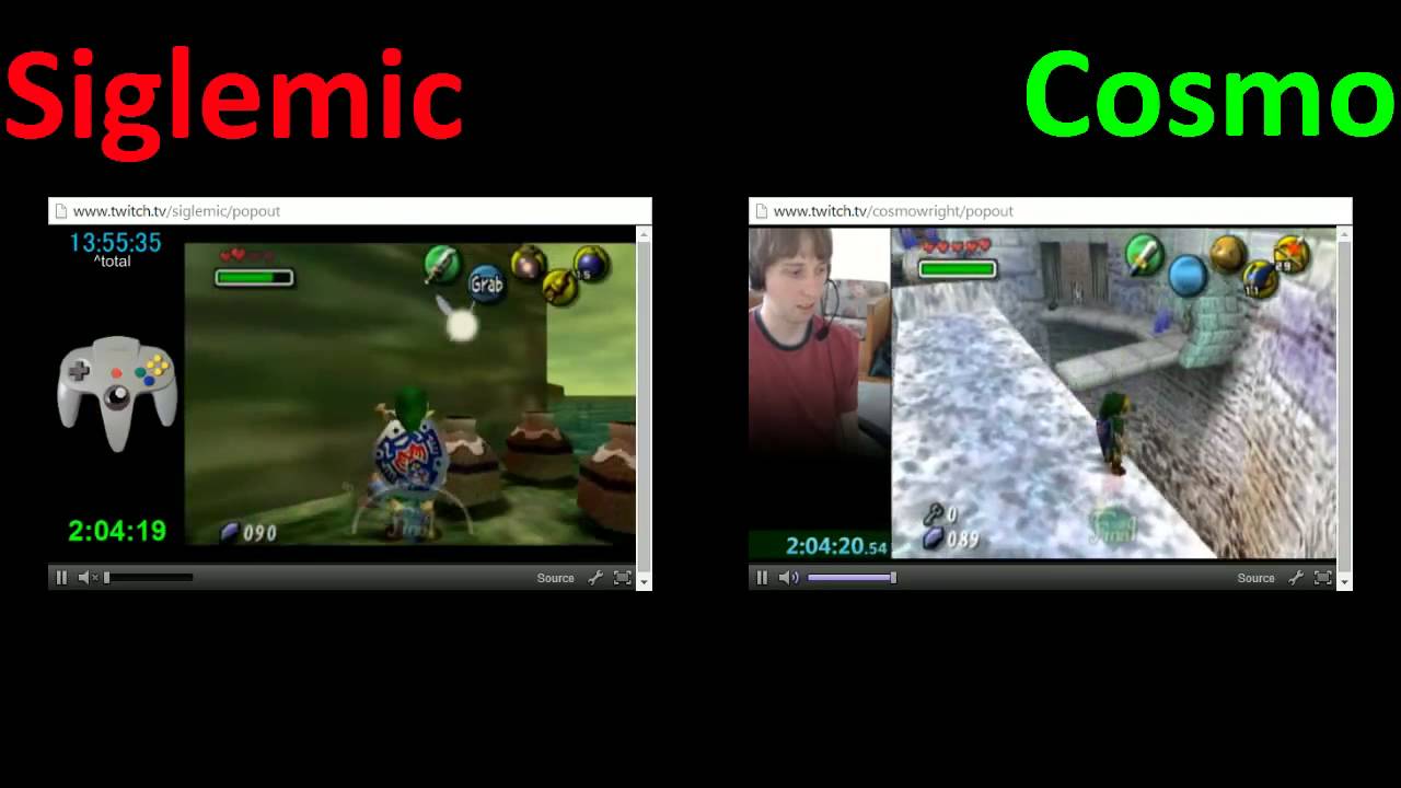 Siglemic VS. Cosmo Majora's Mask Race [4/22/2014]
